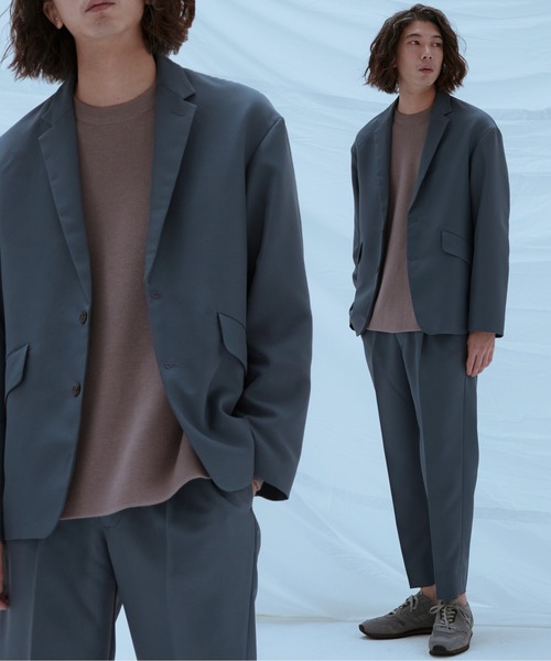 WYM LIDNM セットアップ RELAX WOOL LIKE PE SET-UP/セットアップ