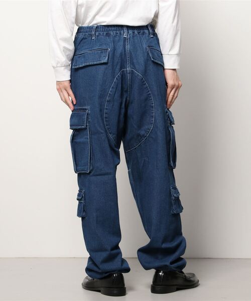 A BATHING APE ルーズフィットカーゴパンツ Mサイズ A BATHING APE ジーンズ MULTI POCKET LOOSE FIT CARGO DENIM