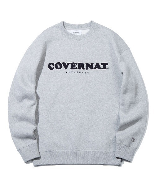 スウェット・トレーナー COVERNAT Signature symbol man to man olive Covernat Unisex Small Authentic Logo Sweatshirt Blue