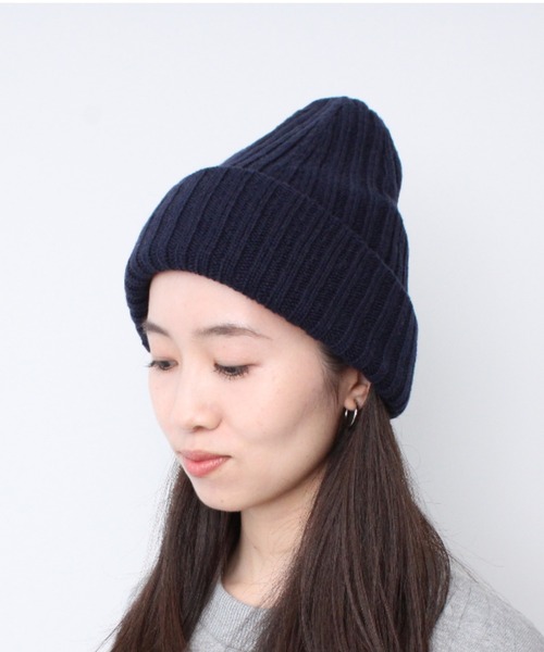 WHITE MAILS（ホワイトメイルズ） ニット帽 ニットキャップ WOOL PAPER