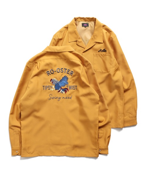 ROTAR（ローター） シャツ Rooster Bowling shirt メンズ : ZOZOTOWN