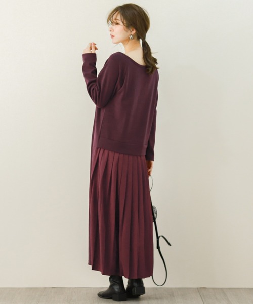 SUGAR BISKET（シュガービスケット） ワンピース 裏起毛プリーツ