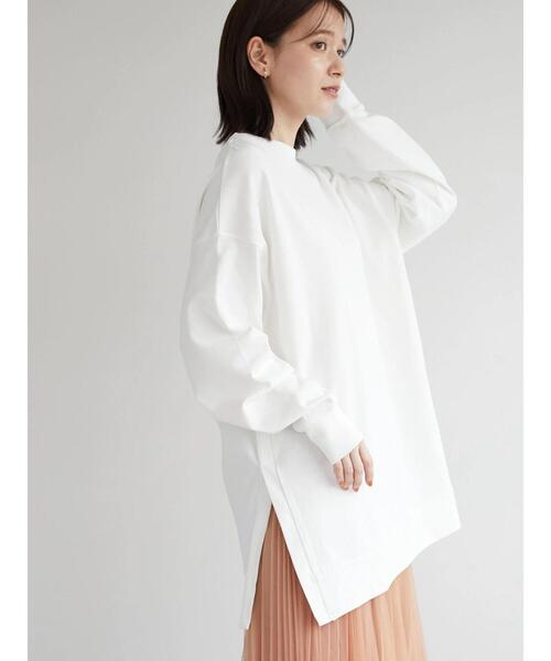 tシャツ Tシャツ スリットロングチュニック|ZOZOTOWN |03