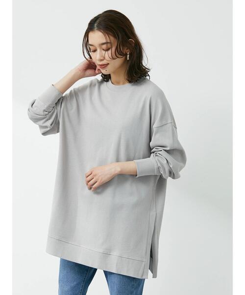 tシャツ Tシャツ スリットロングチュニック|ZOZOTOWN |04