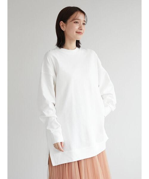 tシャツ Tシャツ スリットロングチュニック|ZOZOTOWN |08