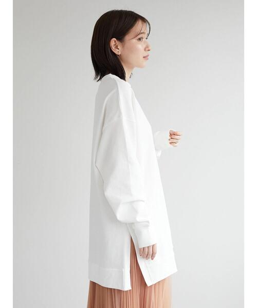 tシャツ Tシャツ スリットロングチュニック|ZOZOTOWN |09
