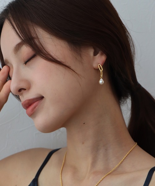 J by blue ピアス Ise-Shima アコヤバロックパール チェーン
