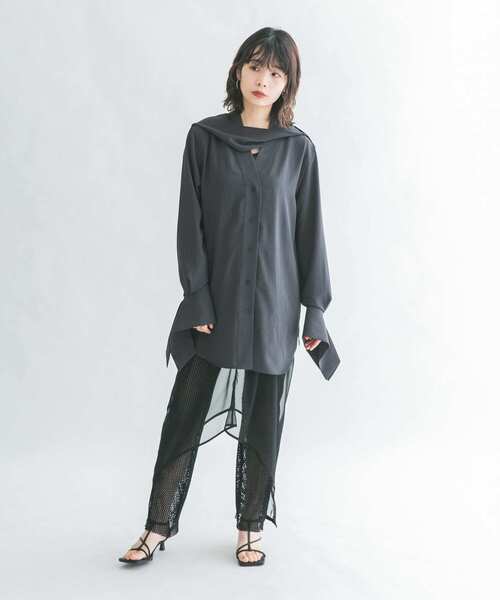 KBF（ケービーエフ） パンツ メッシュフレアパンツ レディース