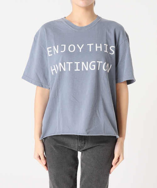 tシャツ 「THE DAY ON THE BEACH」カットオフTシャツ レディース THE DAY ON BEACH tシャツ 「THE BEACH」カットオフTシャツ