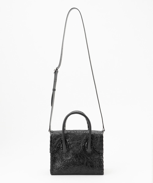 Roger Vivier◇ハンドバッグ/レザー/BLK/無地 Roger Vivier(ロジェ