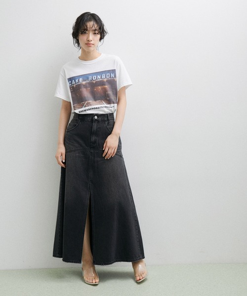 ADAM ET ROPE'（アダムエロペ） デニムスカート 「サステナブル