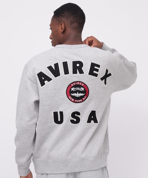 AVIREX（アヴィレックス） トレーナー スウェット メンズ : ZOZOTOWN