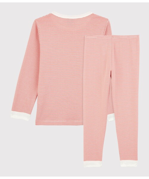 PETIT BATEAU プリント長袖パジャマ PETIT BATEAU パジャマ ルームウェア プリント長袖パジャマ