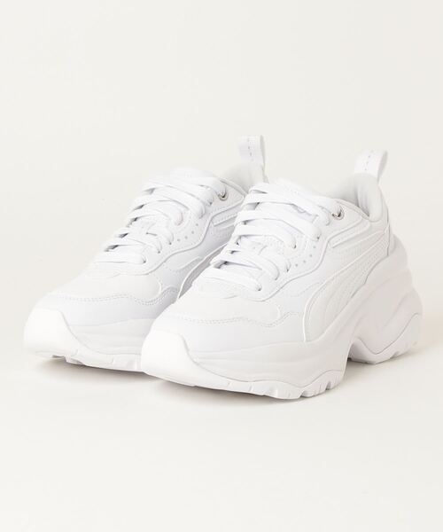 PUMA（プーマ） スニーカー CILIA WEDGE シリア ウェッジ 393915 02WHT
