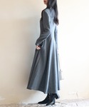 ワンピース 「高評価4.82」ポンチ素材Vネッ...の詳細画像4