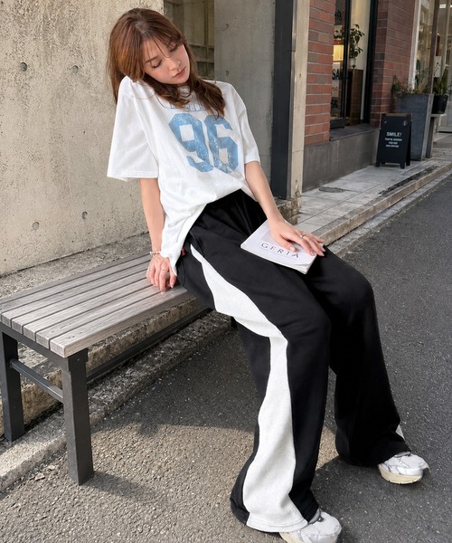 Java ワイドパンツ スウェットパンツ ジャージ 「JaVaジャバ コラボ