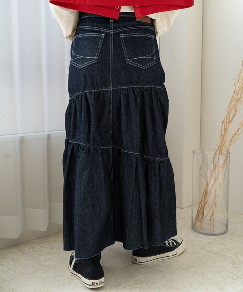 FREAK'S STORE デニムスカート SOMETHING × STORE/サムシング