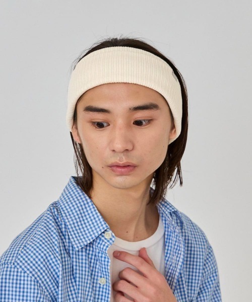 override ヘアバンド OVERRIDE RIB CUFF HEADBAND