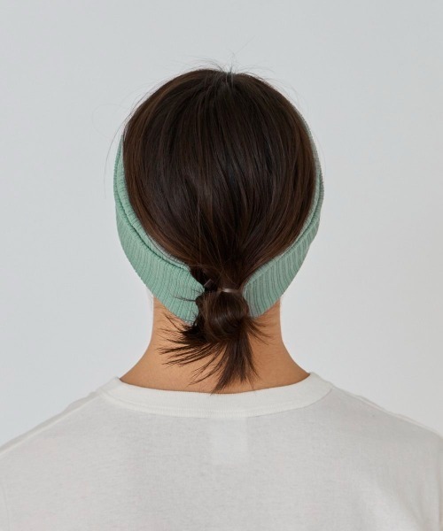 override ヘアバンド OVERRIDE RIB CUFF HEADBAND