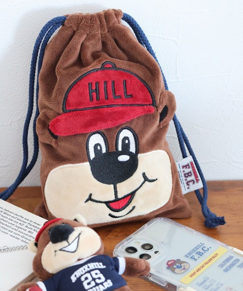 niko and…（ニコアンド） ポーチ 「BILLY(ビリー)」ぬいぐるみ巾着