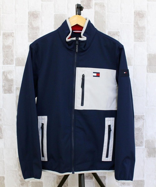 TOMMY HILFIGER ナイロンジャケット ソフトシェル カラー