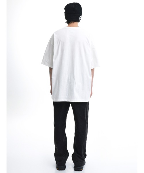 ★OY★BLACK CAT LONG SLEEVE-WHITE★正規品/韓国直送料込/人気 OY/オーワイ』 TWIN BLACK CAT T/ツイン猫 Tシャツ OY│A'GEM/9