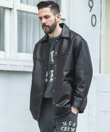 MR.OLIVE カバーオール SKOOKUM COLLABORATION / LAMB LEATHER