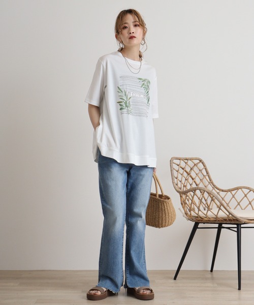 EGLANTINE tシャツ Eglantine プリントTシャツ レディース