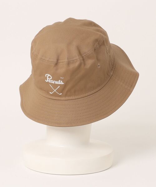 新品未使用★NEWERA スヌーピー　バケットハット ベージュ M/L 週末限定値下げ☆NEWERA スヌーピー バケットハット ベージュ M