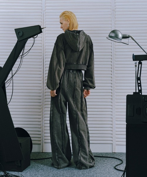 EDGY MODE SETUP対応」ピグメントスウェットワイドパンツ(HARE 