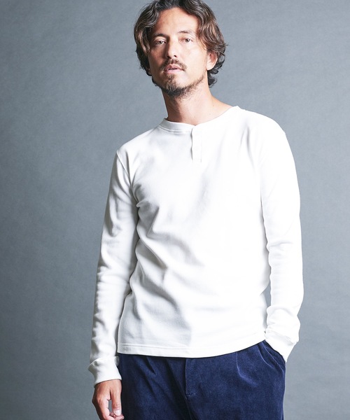 1920’s スペシャルヴィンテージ ヘンリーネック Tシャツ 生成り 1920's スペシャルヴィンテージ ヘンリーネック Tシャツ 生成り