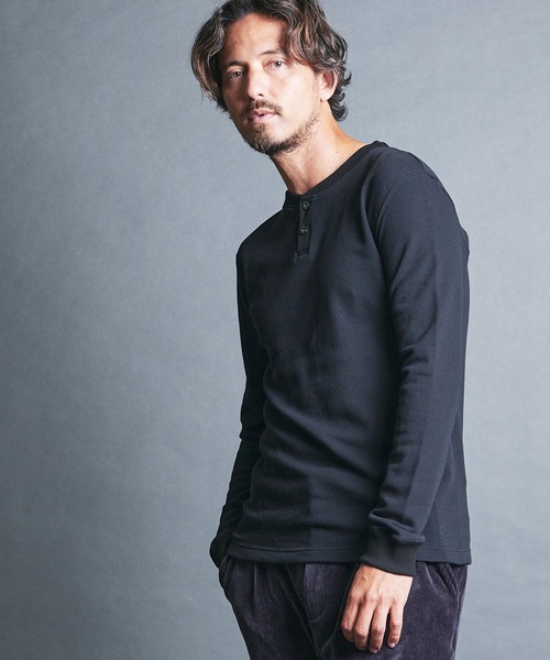 Magine（マージン） tシャツ VINTAGE SWEAT HENLY/N L/S:ヴィンテージ
