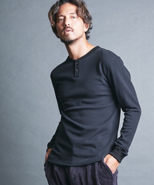 Magine（マージン） tシャツ VINTAGE SWEAT HENLY/N L/S:ヴィンテージ