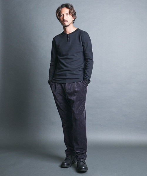 Magine（マージン） ヘンリーネック tシャツ VINTAGE SWEAT HENLY/N L