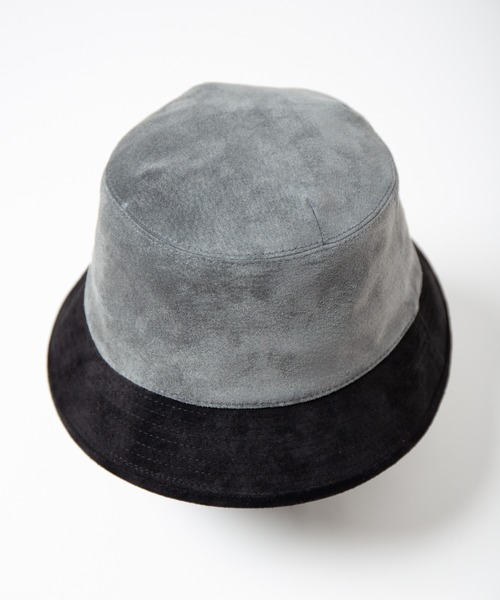 INDIETRO ASSOCIATION 帽子 ハット Leather Bucket Hat メンズ