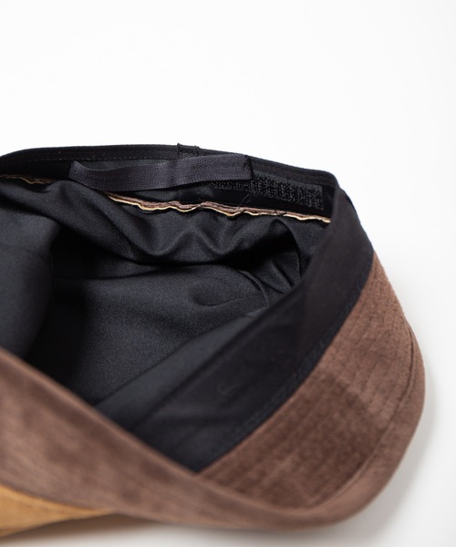 INDIETRO ASSOCIATION 帽子 ハット Leather Bucket Hat メンズ