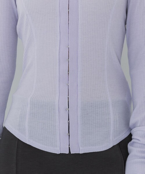 ポロシャツ ポロ 「STUDIOUS/ステュディオス」カシミアシルクポロニット レディース STUDIOUS/ステュディオス】Washable Silk Cotton Polo／シルク