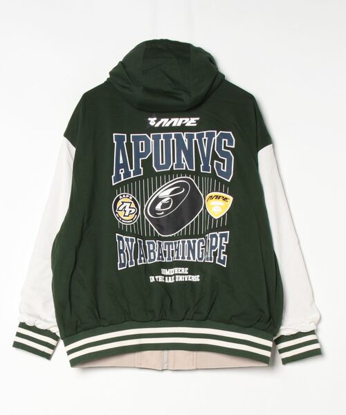 ミリタリージャケット モッズコート AAPE REVERSIBLE HOODIE JACKETの画像