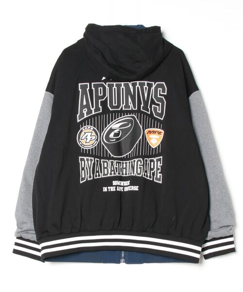 ミリタリージャケット モッズコート AAPE REVERSIBLE HOODIE JACKETの画像