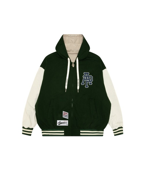 ミリタリージャケット モッズコート AAPE REVERSIBLE HOODIE JACKETの画像