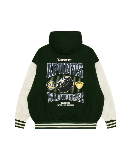 ミリタリージャケット モッズコート AAPE REVERSIBLE HOODIE JACKETの画像
