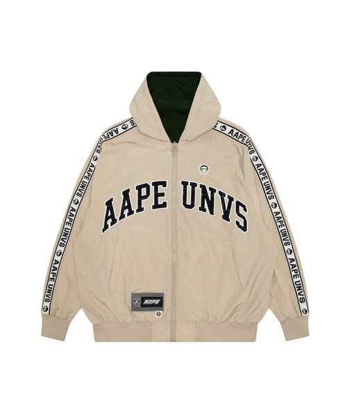 ミリタリージャケット モッズコート AAPE REVERSIBLE HOODIE JACKETの画像