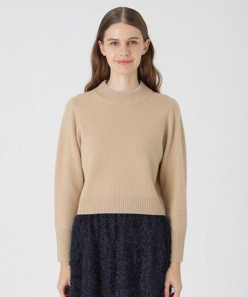 【MHL.】 セーター/ウールニット/プルオーバー/ハイネック BLUE LABEL CRESTBRIDGE ニット セーター スーパーファイン