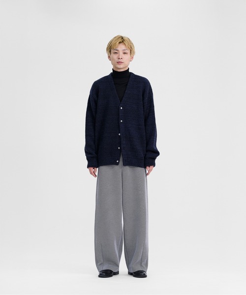 LAPIIS カーディガン KID MOHAIR GLITTER KNIT CARDIGAN メンズ