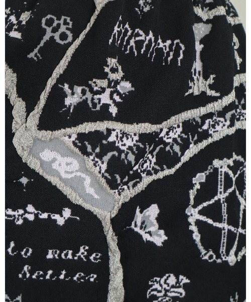 rurumu:/ルルムウ/collage jacquard mini skirt rurumu: スカート rurumu:/ルルムウ/collage jacquard mini