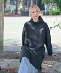 トレーナー スウェット ワンポイント刺繍チュニ...の詳細画像5