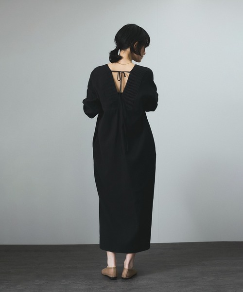 SALON adam et rope' ワンピース オーガニックコットンダブル