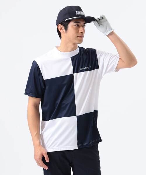 未使用BEAMS GOLF ブロックチェック　シャツ 未使用BEAMS GOLF ブロックチェック シャツ - メルカリ