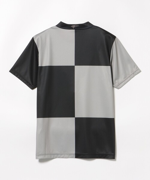 BEAMS GOLF tシャツ ORANGE LABEL / ブロックチェック モック