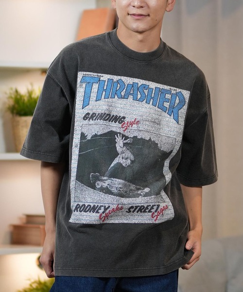 THRASHER（スラッシャー） tシャツ 「ムラサキスポーツ限定」THRASHER